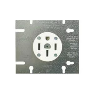 Eaton 1168-2 Stove Receptacle - 50 A - 125/250 V - Plastic - White