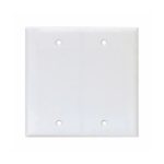 Eaton PJ23W 2-Gang Blank Box Mount Plate, White
