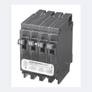 Siemens-15-15A QUAD CIRCUIT BREAKER (Q21515CTNC)