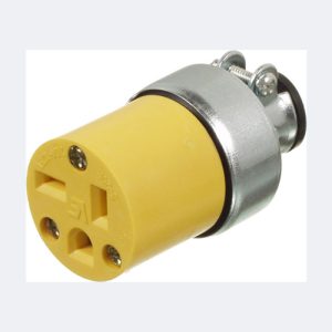 20A-125V FEMALE CONNECTOR WITH CLAMP