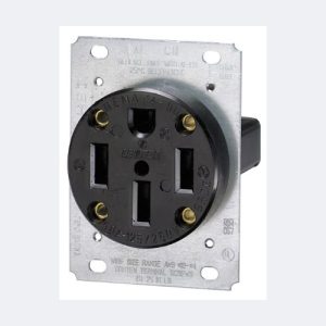 30 Amp, 125/250 Volt Flush Mtg Receptacle