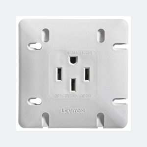 50 Amp, 125/250 Volt, Flush Mtg Receptacle