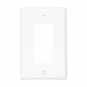 EATON-MID-SIZE ONE GANG DECORATOR WALLPLATE (PJ26W)