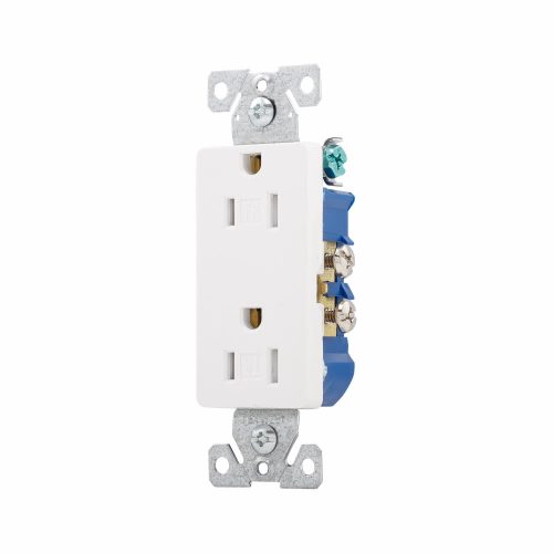 EATON-DECORATOR DUPLEX RECEPTACLE 15A(TR1107W-E)