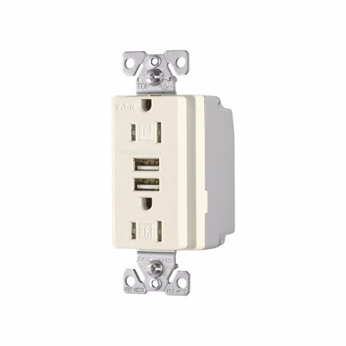 EATON-VOTATEC 15A USB Charger & Duplex Receptacle (TR) TYPE A+C (TR7755)