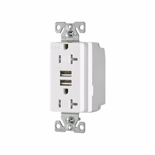 EATON-VOTATEC 20A USB Charger & Duplex Receptacle (TR) TYPE A+C(TR7756W)