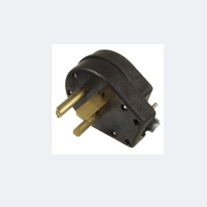 UNIVERSAL ANGLE PLUG WITH CORD CLAMP, 2-POLE, 3-WIRE 30A/50A-250V