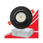 4 INCH LED GIMBAL 6000K BLACK