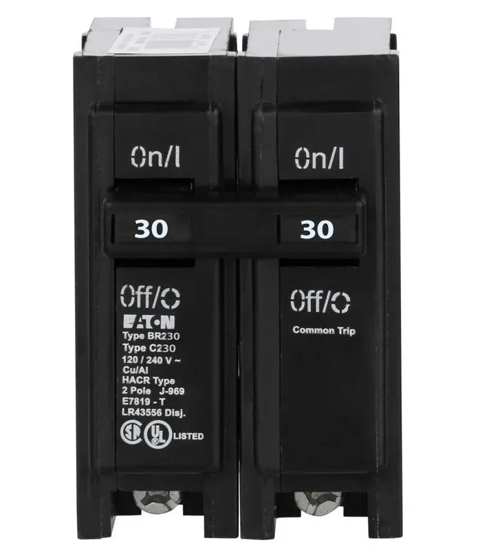 BR CIRCUIT BREAKER 30A DOUBLE POLE