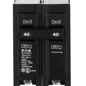 BR CIRCUIT BREAKER 40A DOUBLE POLE