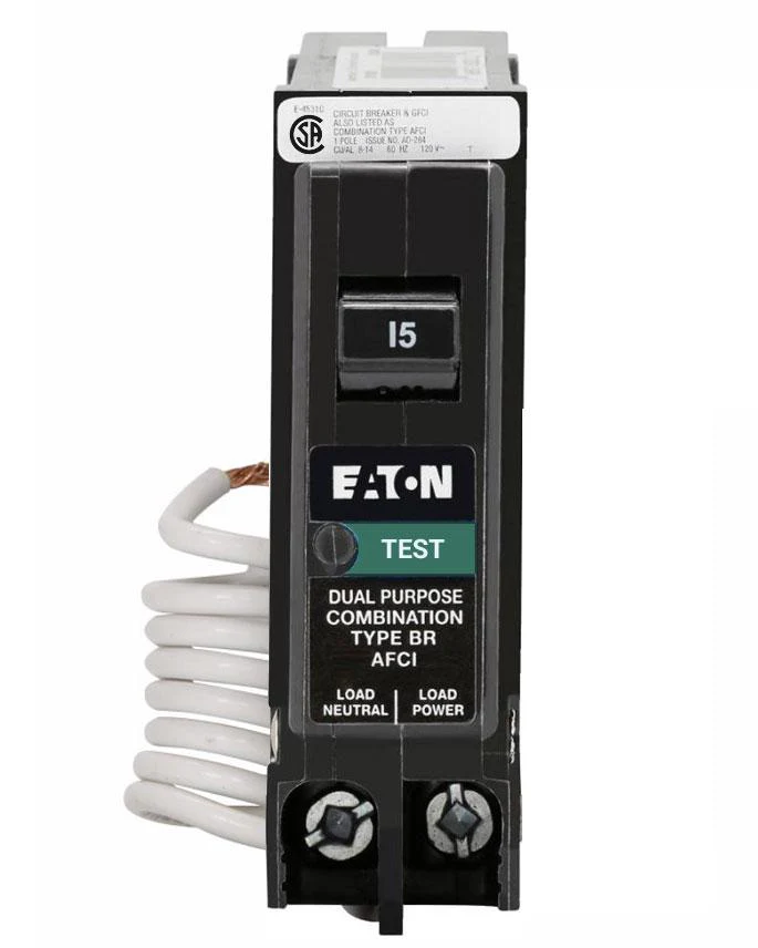 EATON - 15 AMP AFCI CIRCUIT BREAKER WITH TAIL (BRP115AF)